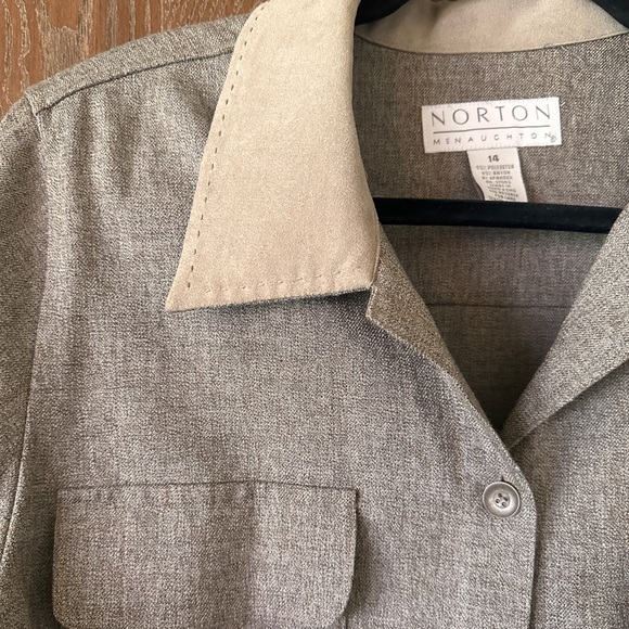 Blazer, size 14, suede details - Picture 2 of 5